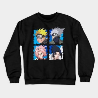 Team 7 anime fanart Crewneck Sweatshirt